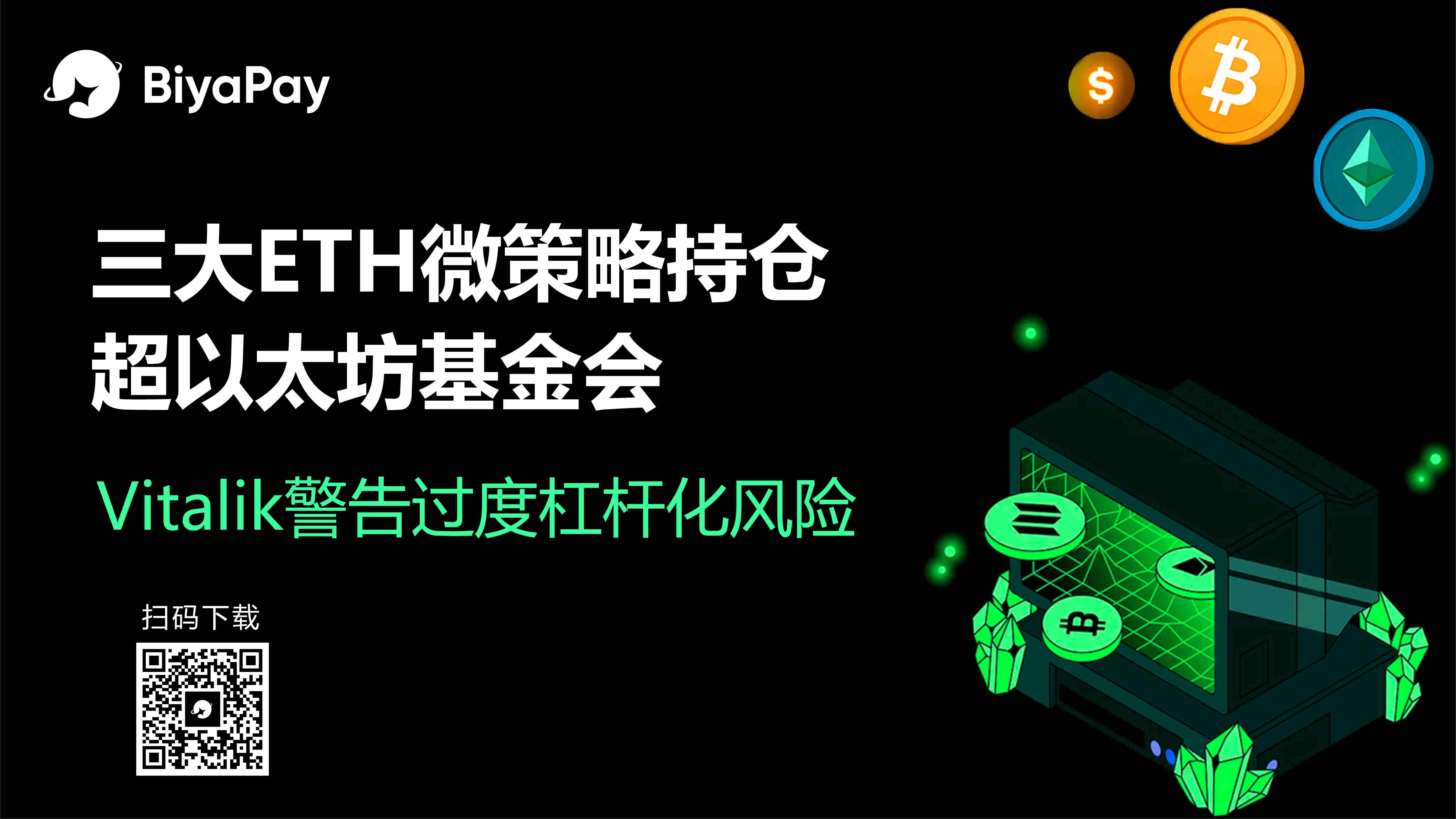  Vitalik警示以太坊杠杆风险 BiyaPay揭示市场微策略新动向