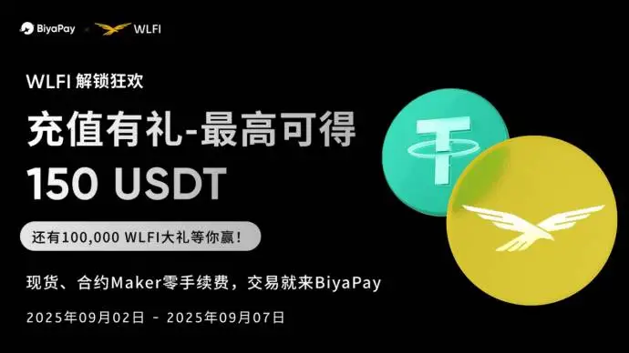  BiyaPay上线WLFI/USD交易对并启动双轨奖励活动