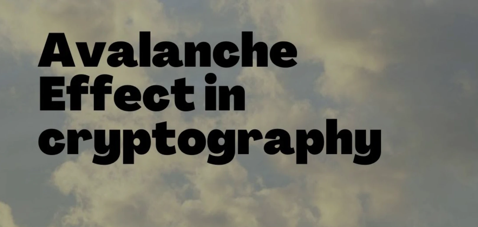  什么是“雪崩效应”？输入微小变动为何输出巨变？